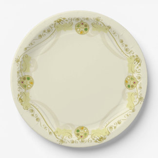 Plato De Papel Passover Decorated