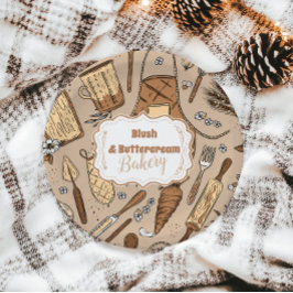 Plato De Papel Pastel Bakery Branding