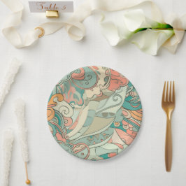 Plato De Papel pastel de bonito