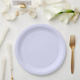 Plato De Papel Pastel Periwinkle Purple