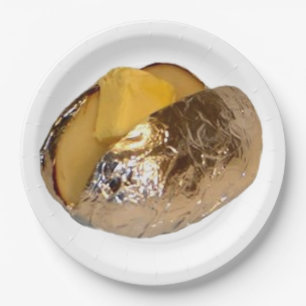 Plato De Papel Patata al horno