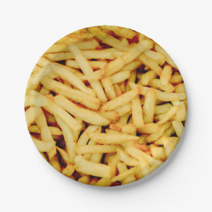 Plato De Papel Patatas fritas