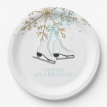 Patinaje sobre hielo Cumpleaños Copos de nieve Azu