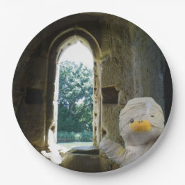 Plato De Papel Pato Danny la Momia