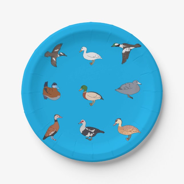 Plato De Papel Patos (Anverso)