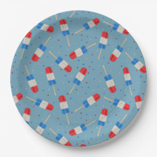 Plato De Papel Patriotic Popsicles Paper Plates