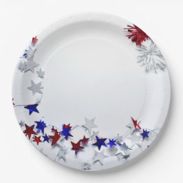 Plato De Papel Patriótico