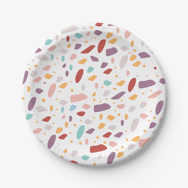 Plato De Papel patrón (Anverso)