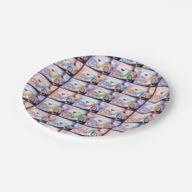 Plato De Papel Patrón clave de la bicicleta oeste (Angular)