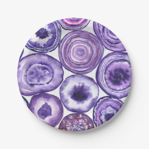 Plato De Papel Patrón de agrietamiento violento