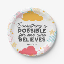 Patrón de arte retro Starry Sky con verso bíblico