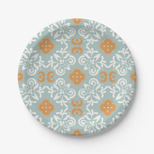 Plato De Papel Patrón de azulejos de cerámica