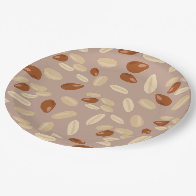 Plato De Papel Patrón de cacahuetes (Angular)