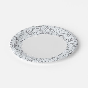 Plato De Papel Patrón de cocina 4