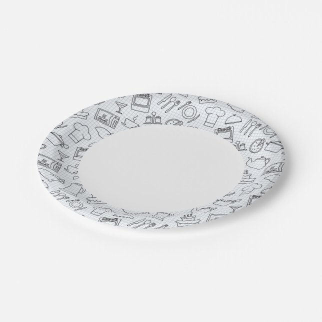 Plato De Papel Patrón de cocina 4 (Angular)