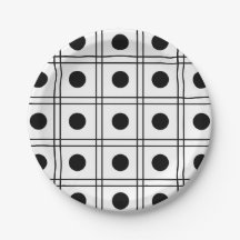 Patrón de comprobación de color negro y blanco del