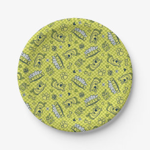 Plato De Papel Patrón de comprobador de galore Scooby Snacks