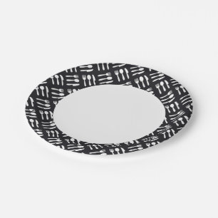 Plato De Papel Patrón de cuchara de horquilla