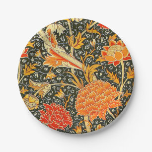Plato De Papel Patrón de fondo de escritorio de William Morris Cr