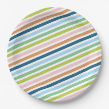 Patrón de franjas pasteles coloridas