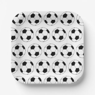 Plato De Papel Patrón de fútbol de baloncesto de fútbol moderno