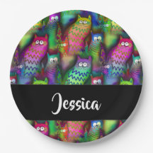 Patrón de gatos gradientes coloridos