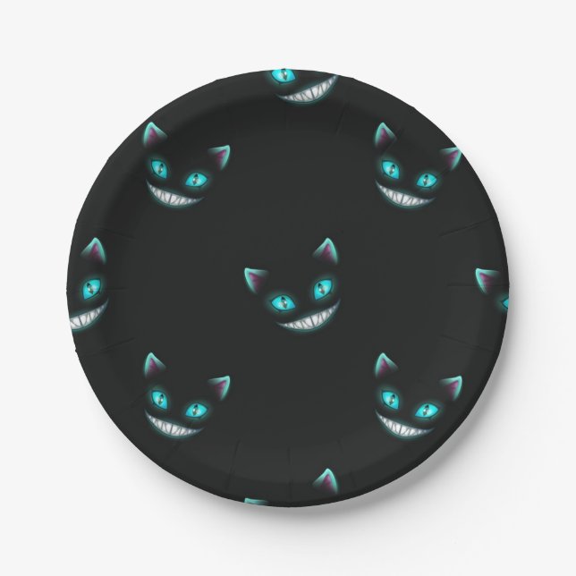 Plato De Papel Patrón de Halloween (Anverso)