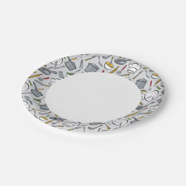 Plato De Papel Patrón de herramientas de cocina (Angular)