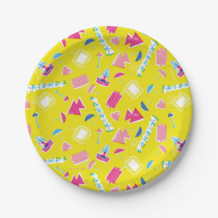 Plato De Papel Patrón de icono Neon FRIENDS™
