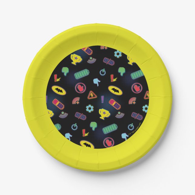 Plato De Papel Patrón de iconos de vehículos BatUCES™ (Anverso)