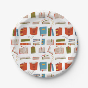 Plato De Papel Patrón de libro