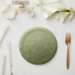 Plato De Papel Patrón de malla geométrica gradiente verde claro d<br><div class="desc">El gradiente verde del ejército de la malla geométrica triángulos sombríos. Malla geométrica triangular con gradiente oscuro gris oscuro claro. militar,  ejército,  patrón,  sombrío,  malla,  triángulos,  geometría,  geométrica,  gradiente,  fresco,  triángulo,  verde</div>