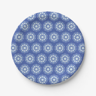 Plato De Papel Patrón de Mandala Circular  