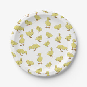 Plato De Papel Patrón de pájaro enrollado