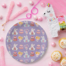 Patrón de Pascua Placas de papel de uva brillante