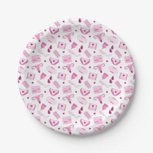 Plato De Papel Patrón de períodos