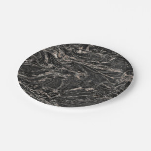 Plato De Papel Patrón de piedra natural