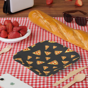 Plato De Papel Patrón de pizzas Guay y divertidas