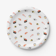 Patrón de sushi japonés