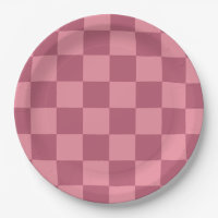 Patrón de tablero de ajedrez rosa minimalista