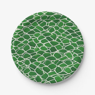 Plato De Papel Patrón de trama de tortuga