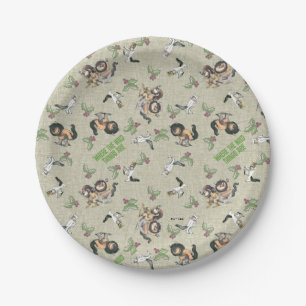 Plato De Papel Patrón de vacaciones Wild Rumpus