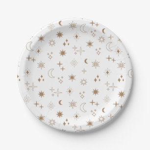 Plato De Papel Patrón Estrella Astrológica