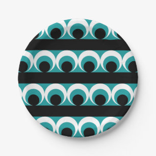 Plato De Papel Patrón geométrico