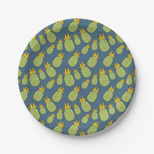 Plato De Papel Patrón ininterrumpido de frutas Patrón de superf