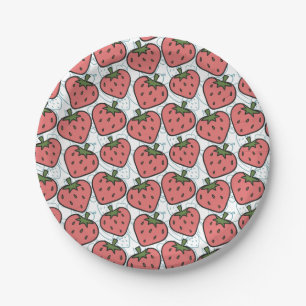Plato De Papel Patrón ininterrumpido de frutas   Patrón de superf