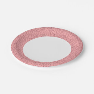 Plato De Papel Patrón kawaii con pasteles bonitos