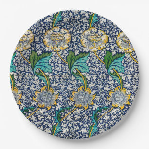 Plato De Papel Patrón Kennet (de William Morris)