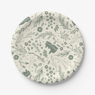 Plato De Papel Patrón mágico de herbología HOGWARTS™