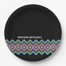 Patrón moderno con negro